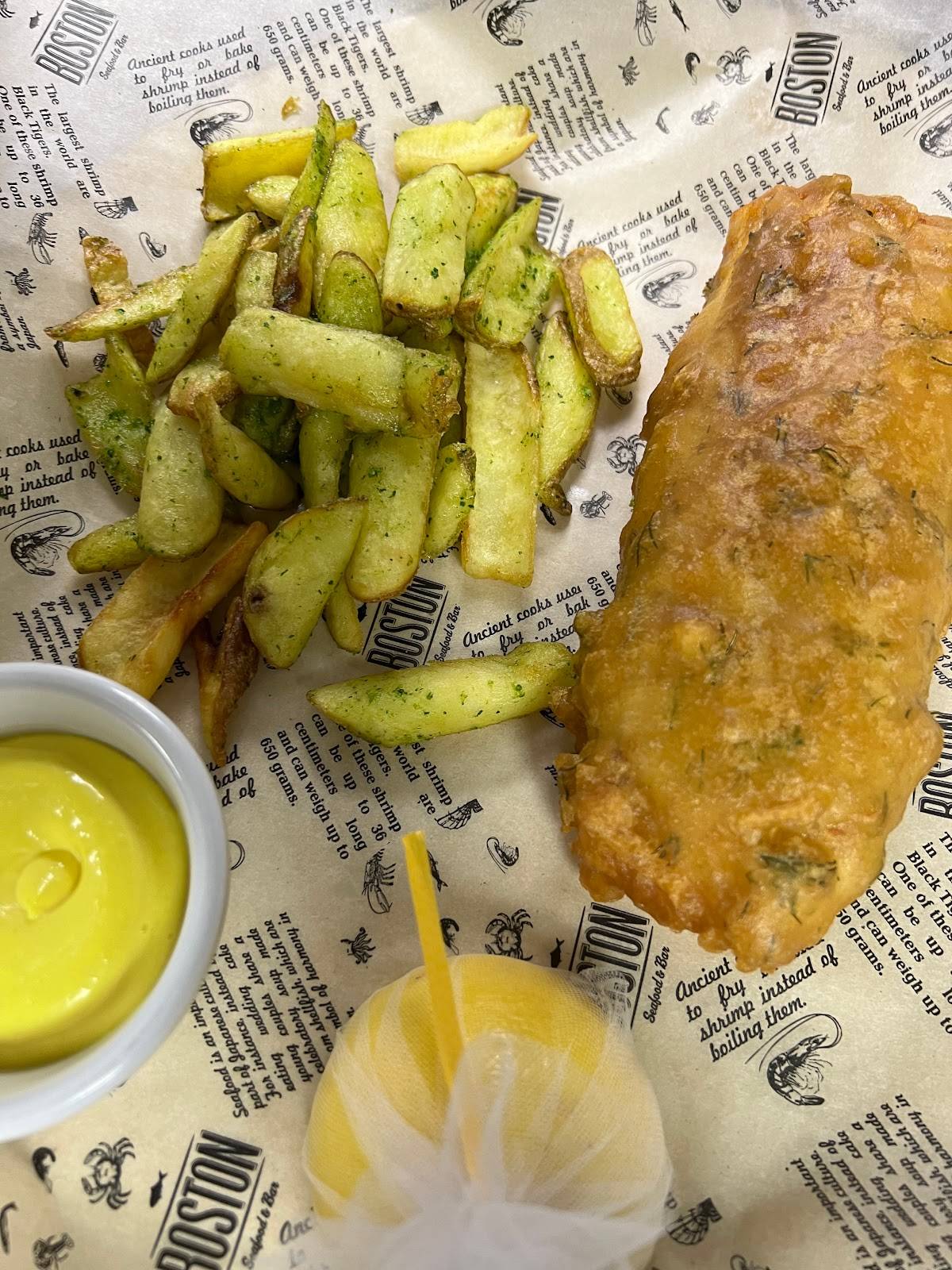 Boston Seafood & Bar меню