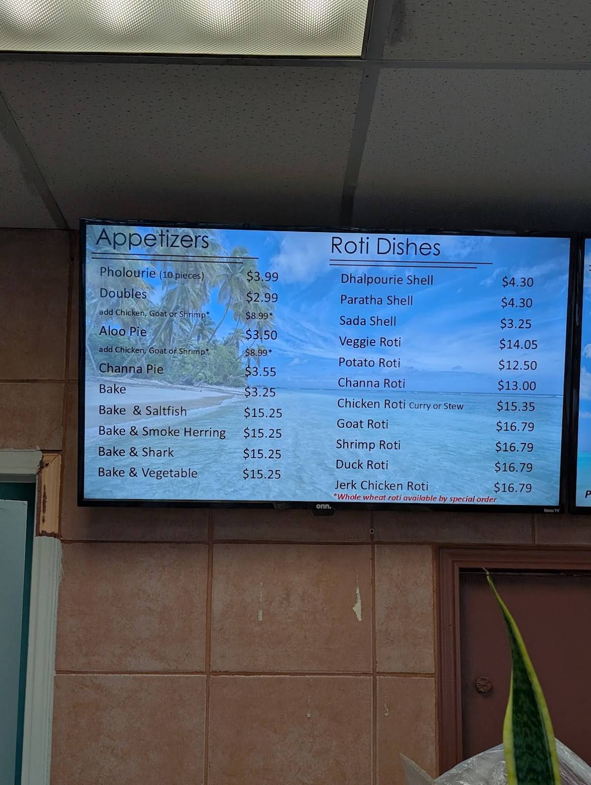Brampton Roti Shop меню