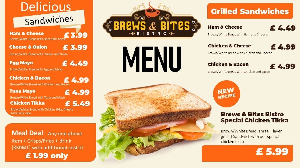 Brews & Bites Bistro меню