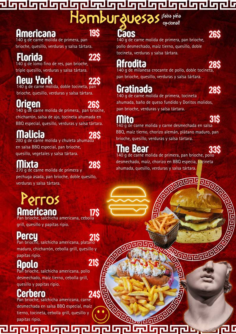 Breys Restaurante меню