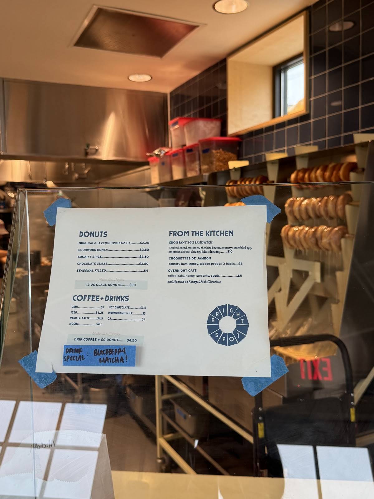 Bright Spot Donuts меню