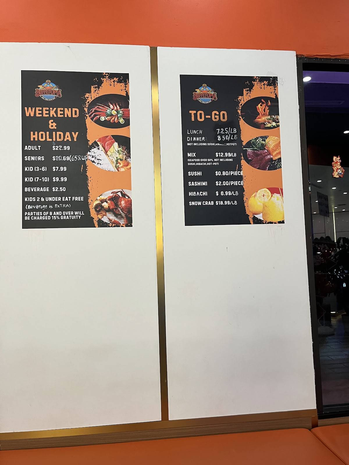 Buffetopia меню