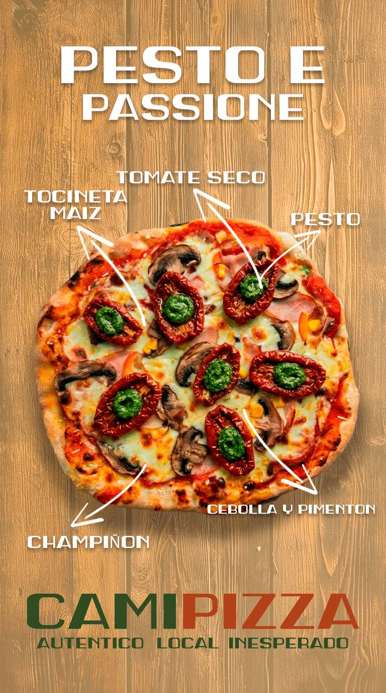 CAMIPIZZA MÉRIDA меню