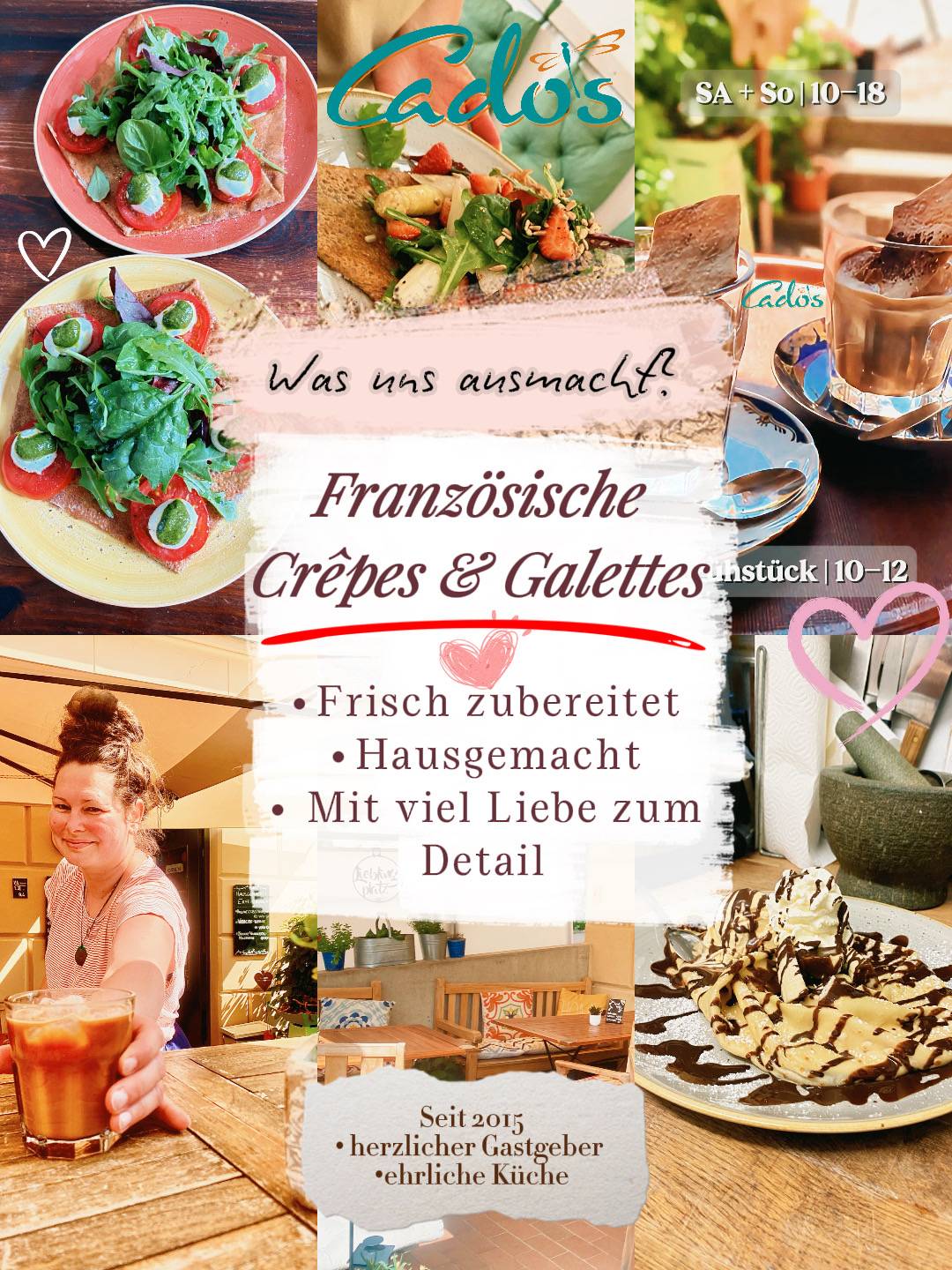 Cado's Café & Crêperie меню