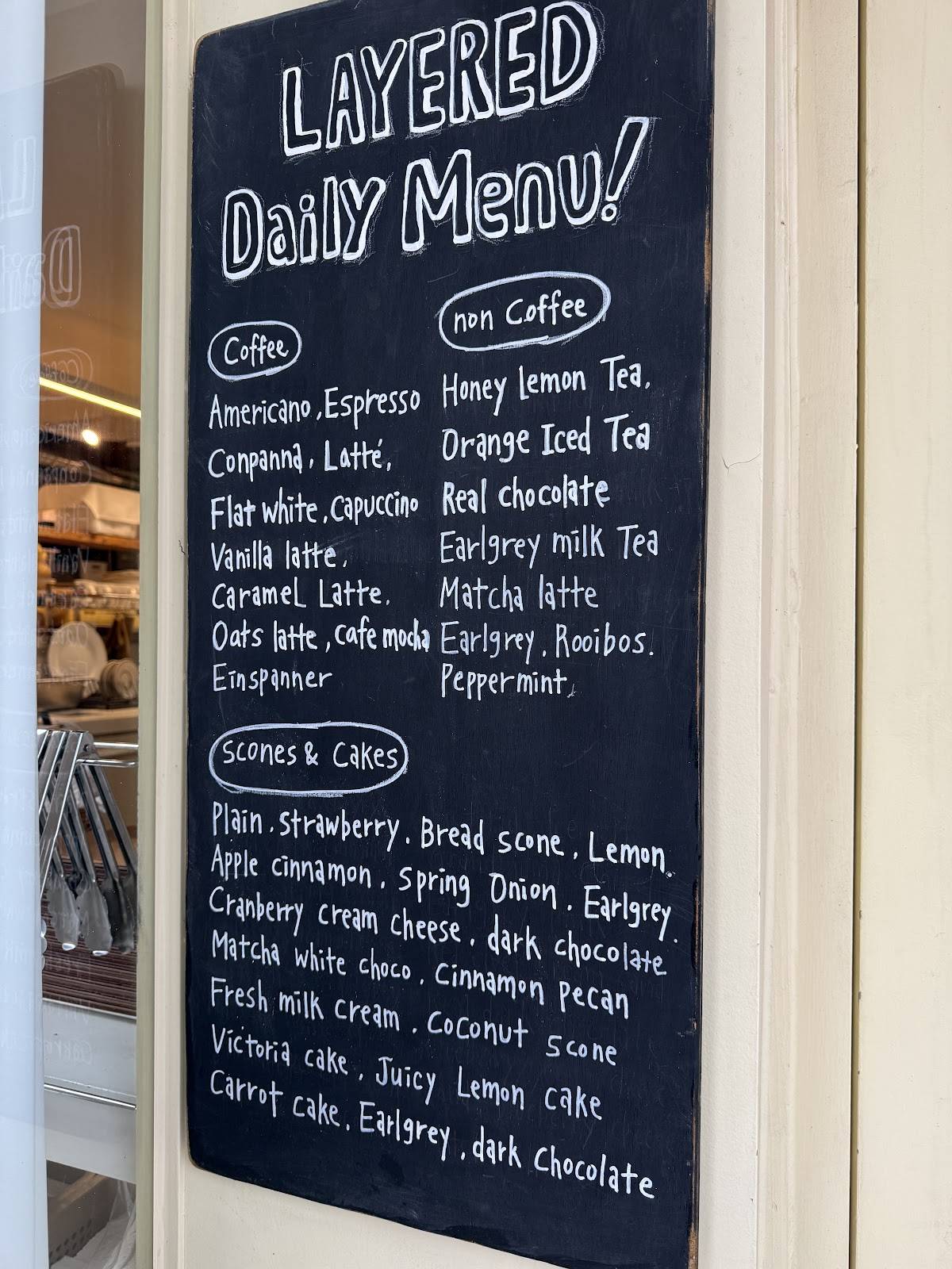Cafe Layered Bukchon меню