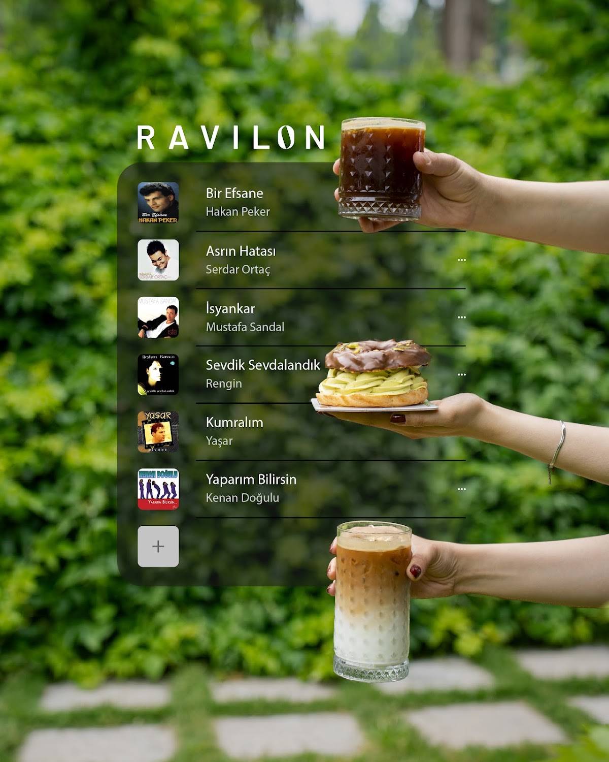 Ravilon - Denizli İstasyonu меню