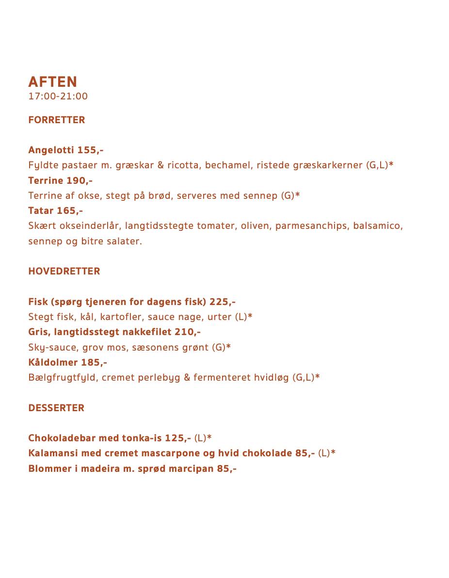 Cafe RöD меню