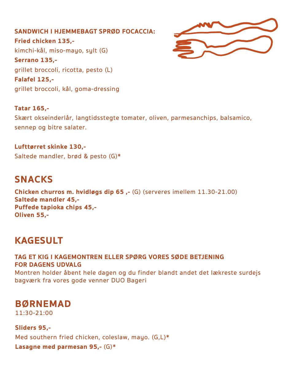 Cafe RöD меню
