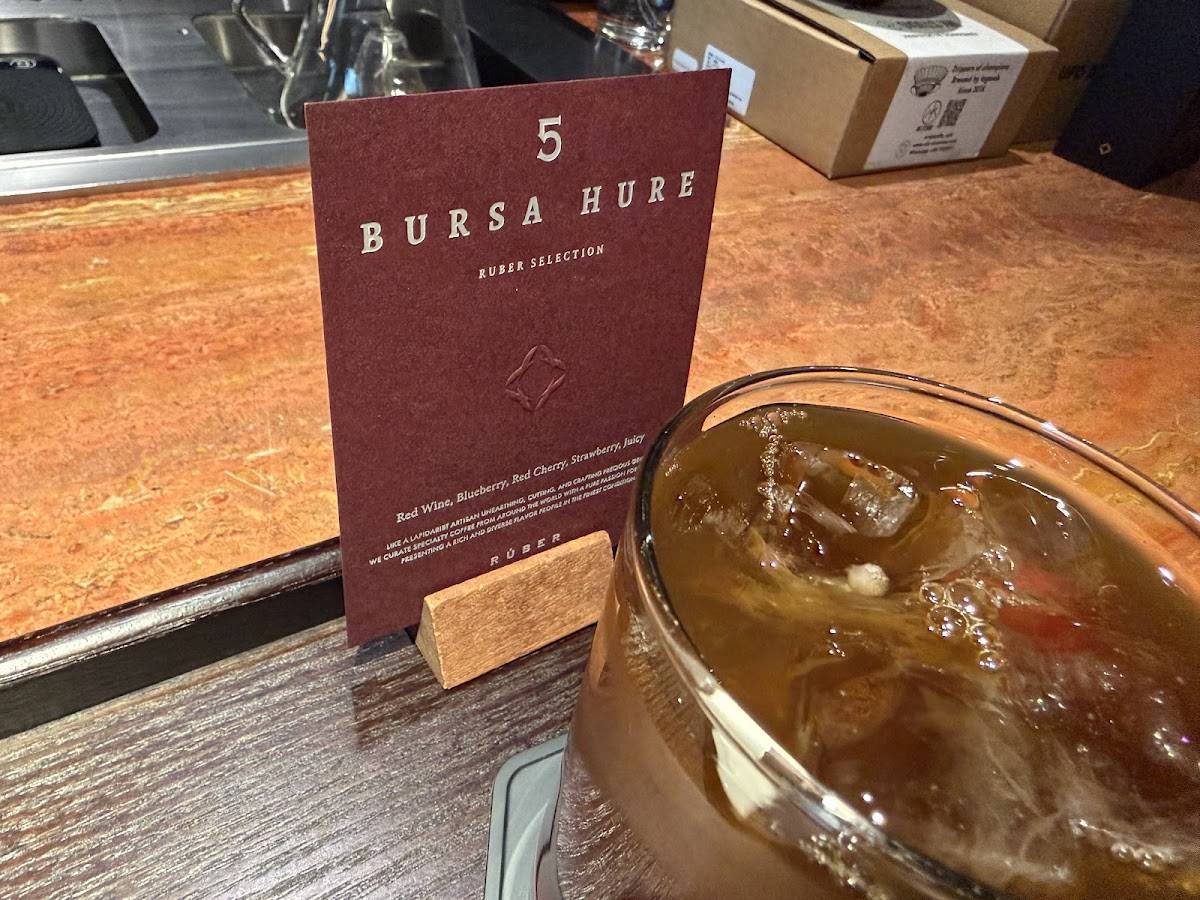 Ruber Roastery Cafe меню