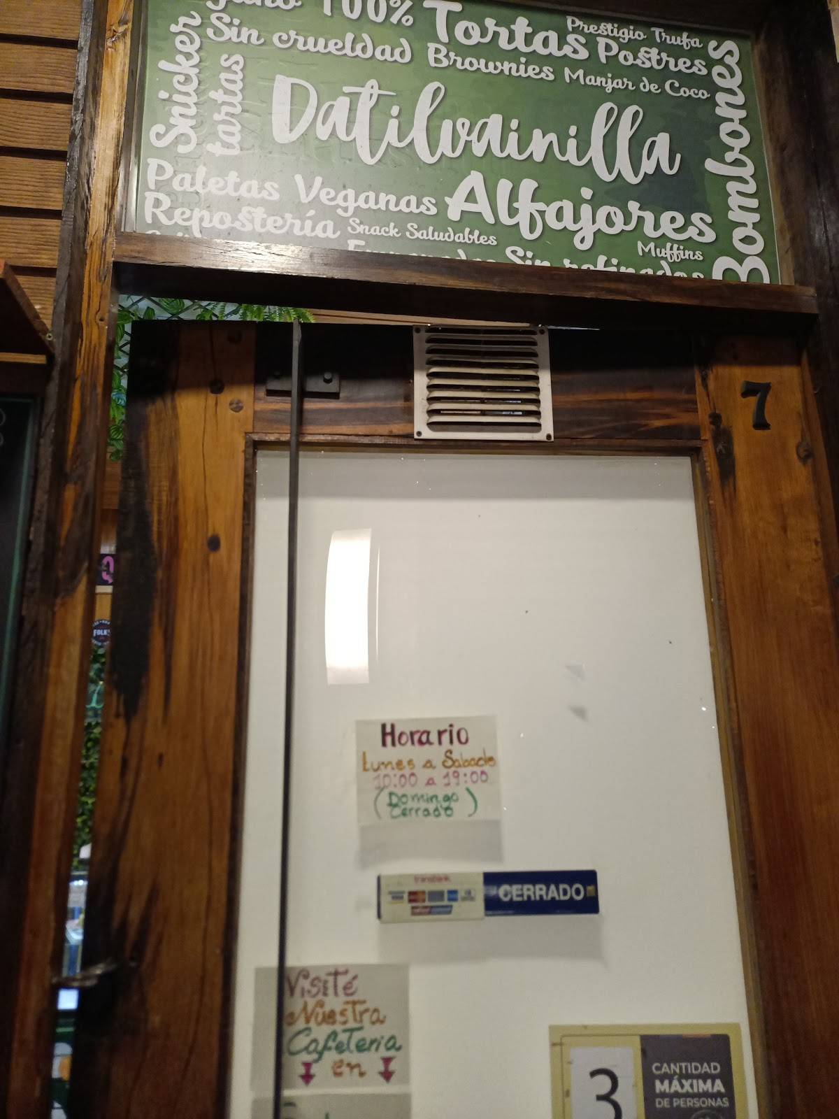 Cafetería Datílvainilla ( Todo nuestra carta a base de plantas) меню