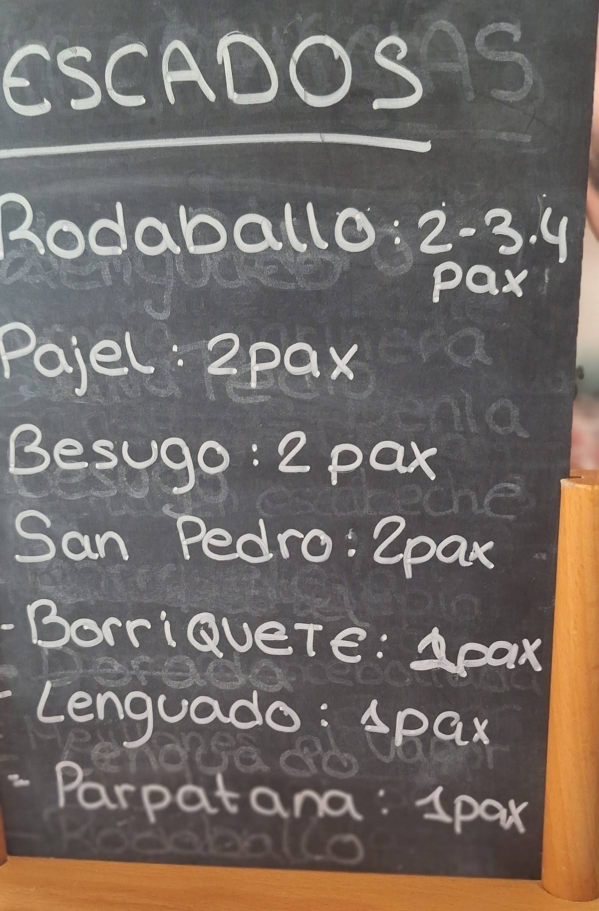 El Rall меню