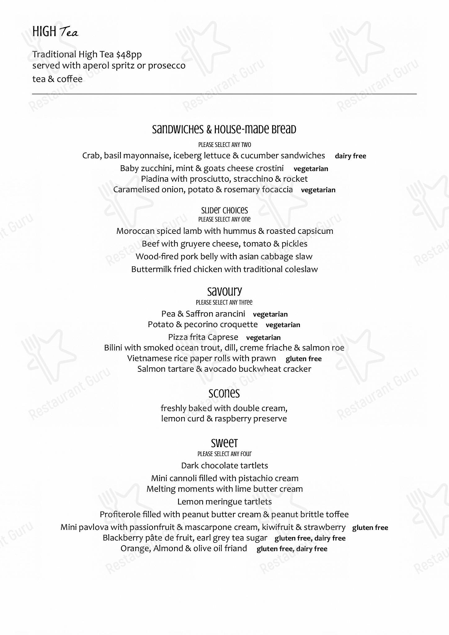 Wine Menu паба и бара Capriccio Osteria Italian Restaurant in Leichhardt Sydney
