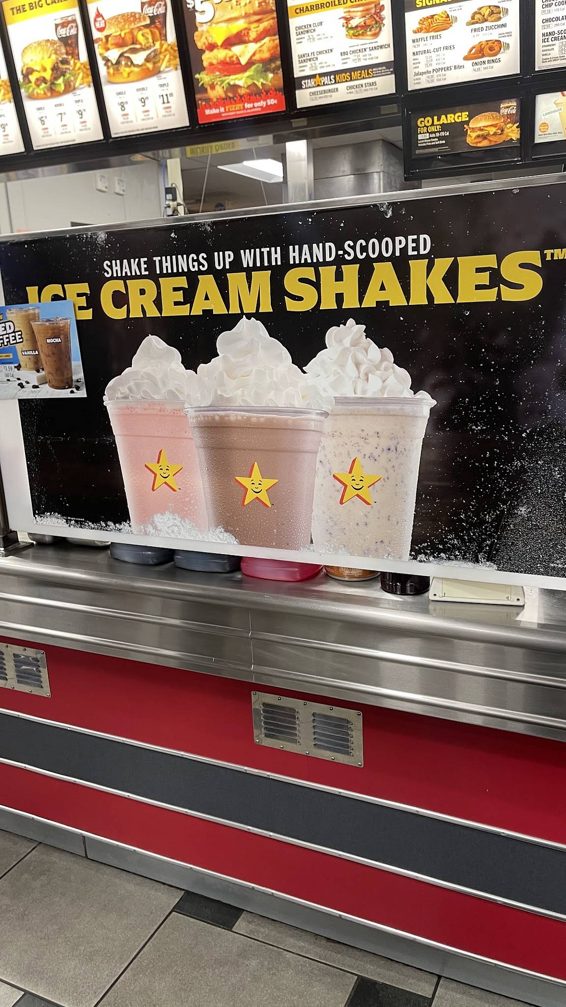 Carl's Jr. меню