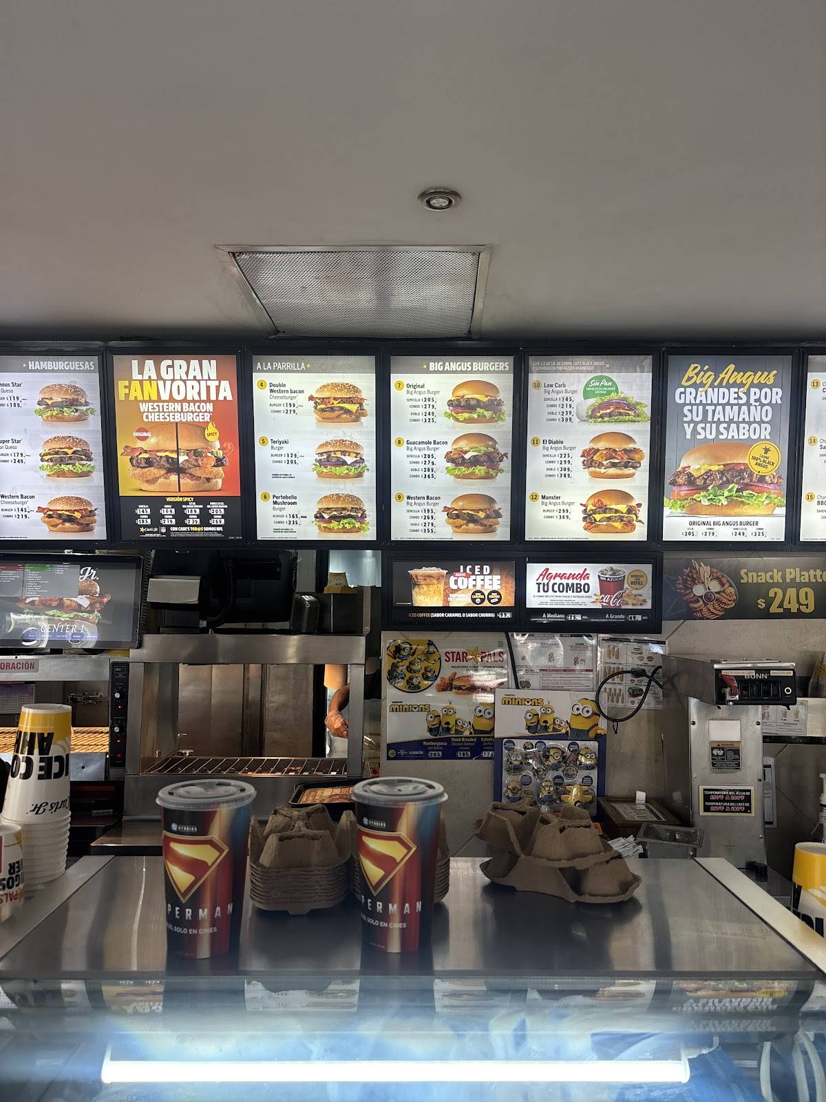 Carl's Jr. меню