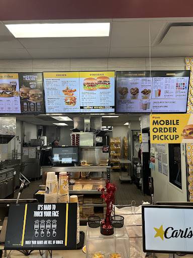 Carl's Jr. меню
