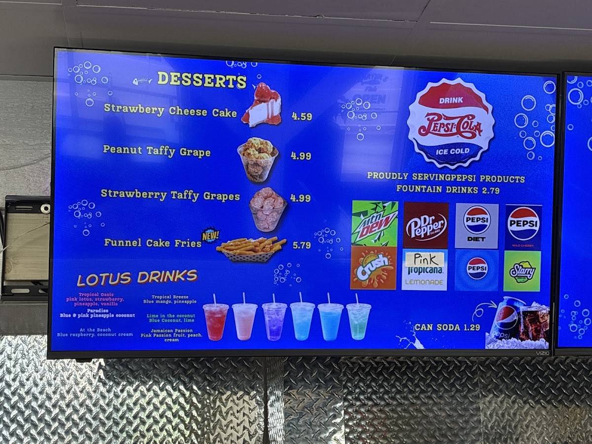 Carter’s Fish Decatur IL меню