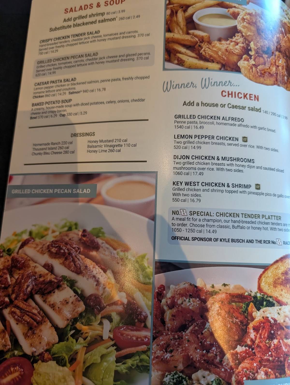 Cheddar's Scratch Kitchen меню
