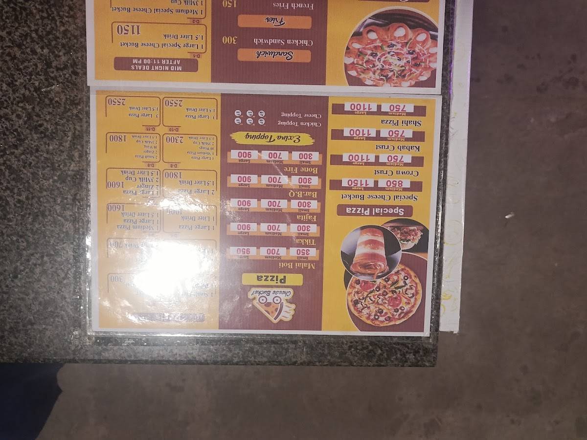 Cheese Bucket Pizza меню