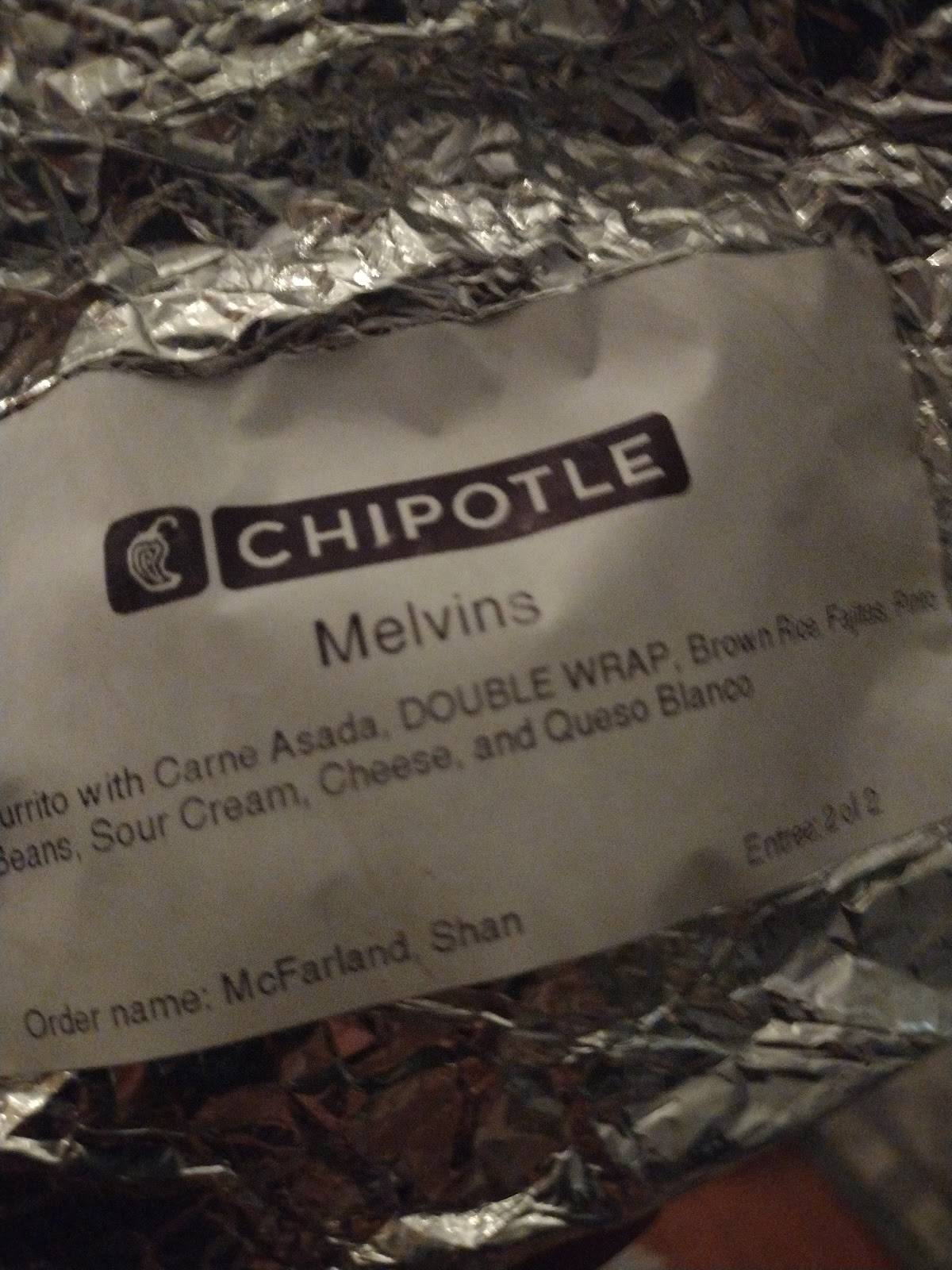 Chipotle Mexican Grill меню