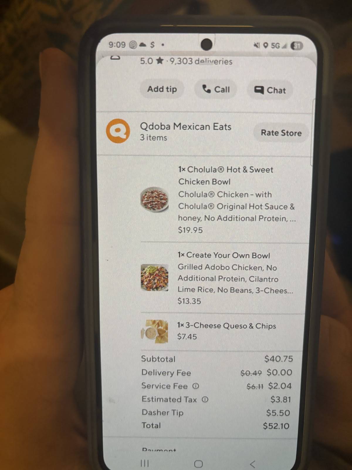 Chipotle Mexican Grill меню