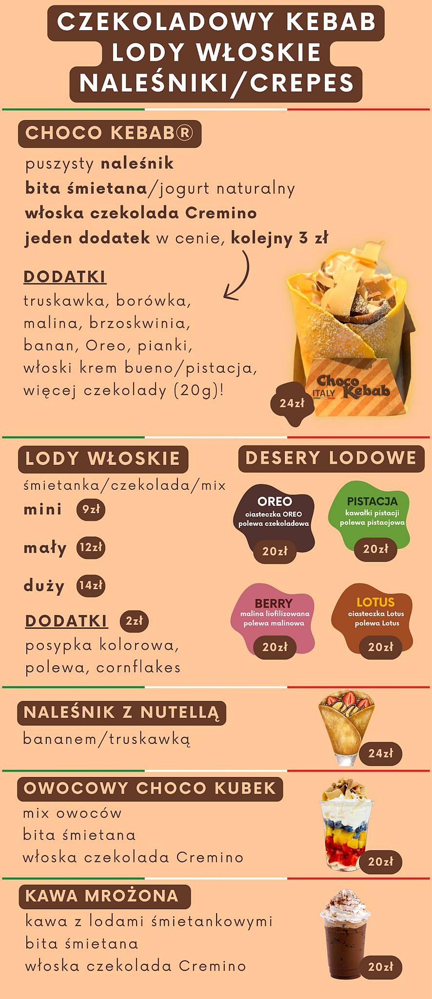 Choco Kebab Leba меню