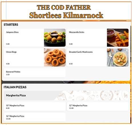 Cod Father меню