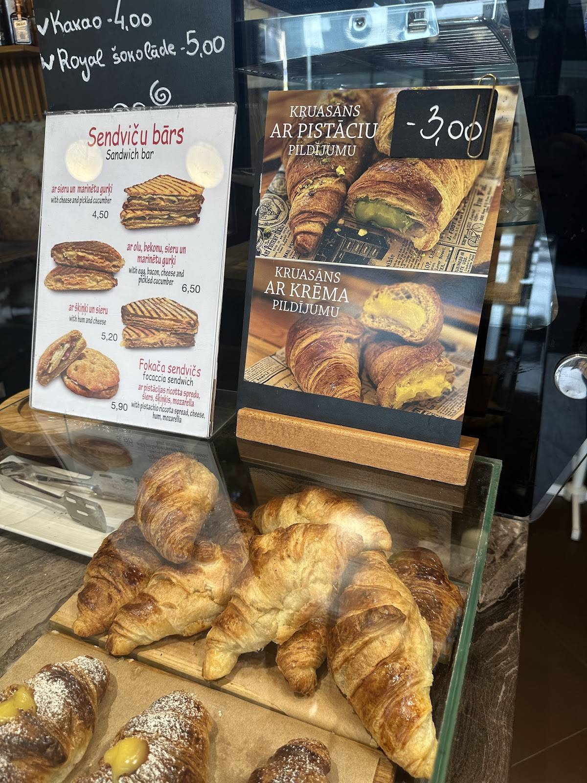 CoffeeAcademy.lv (Coffee&Chocolate Shop) меню