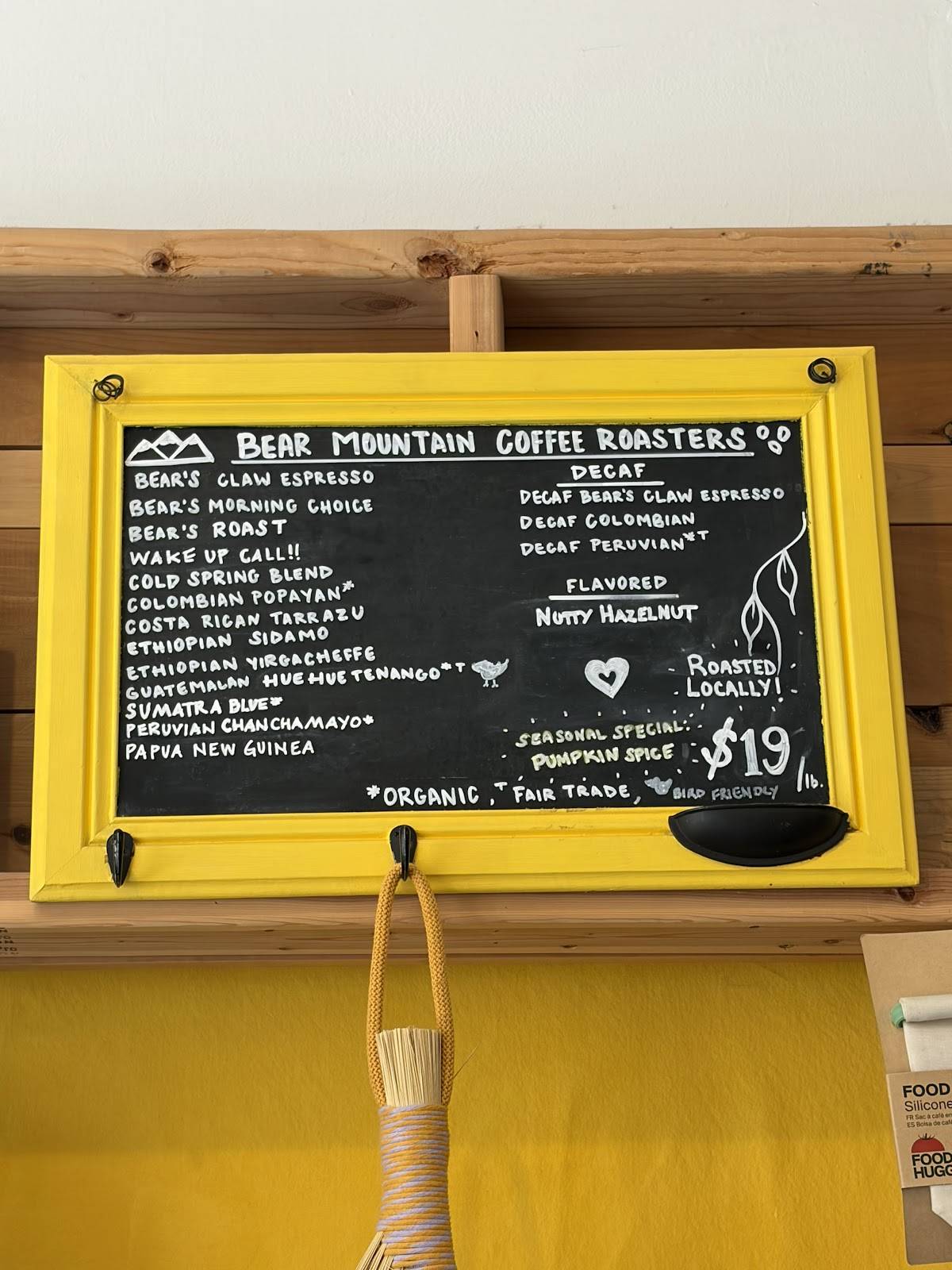 Cold Spring Coffeehouse меню