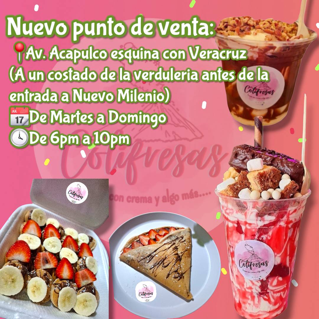 Colifresas меню