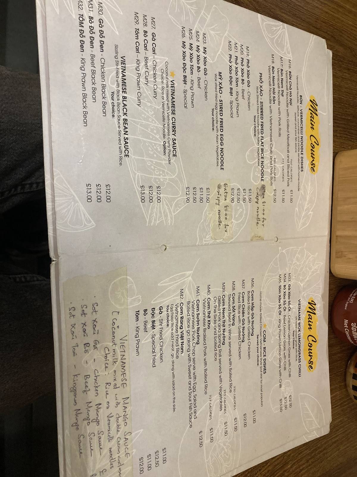 Com Com Restaurant меню