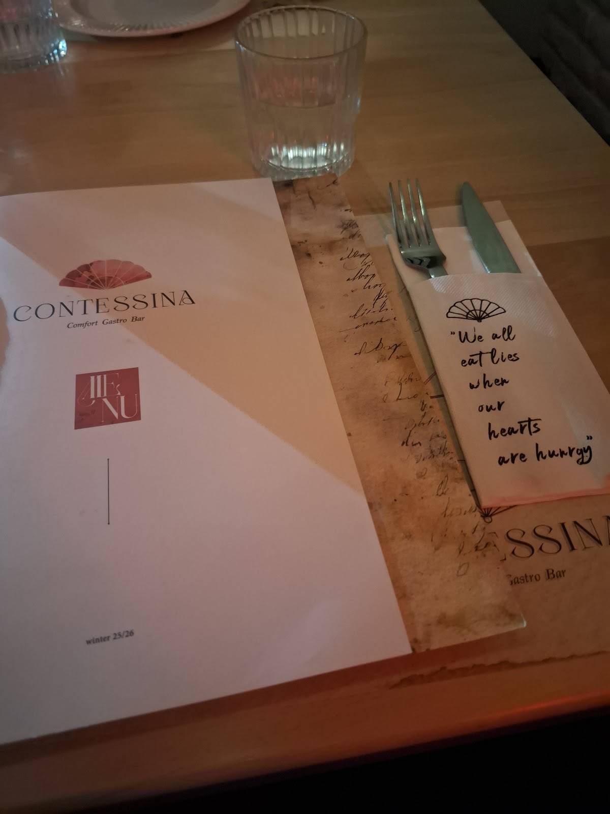 Contessina Comfort GastroBar меню
