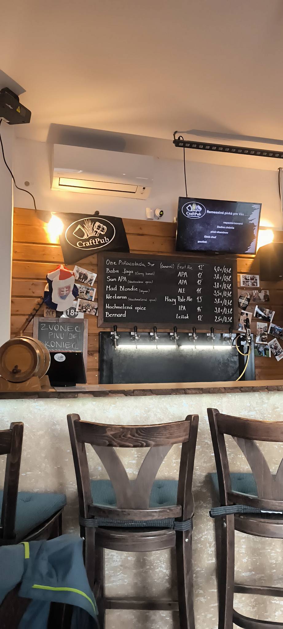 CraftPub Rovinka меню