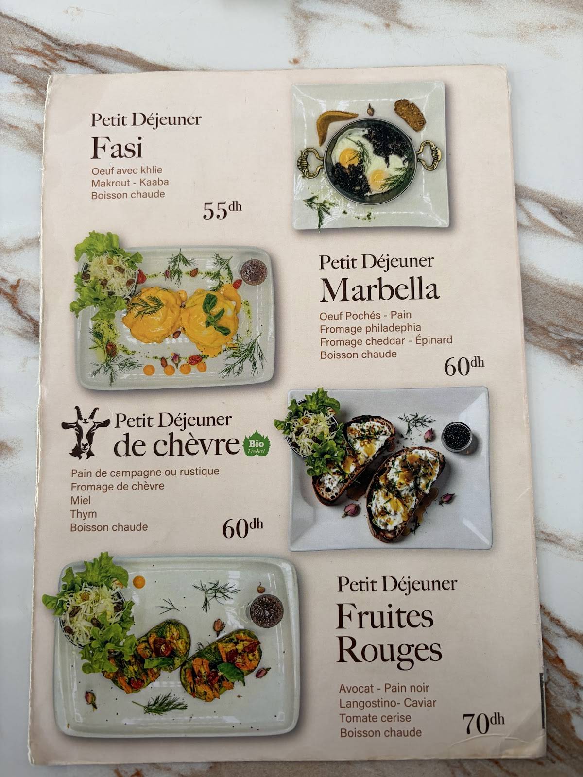 Crémerie Fruits Rouges меню