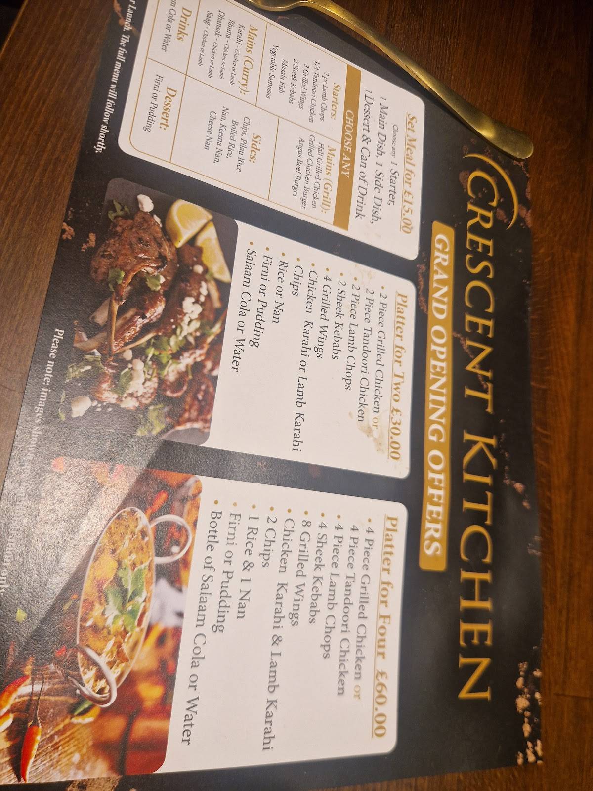 Crescent Kitchen меню