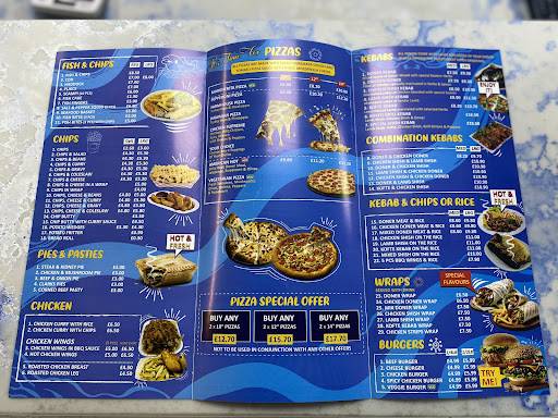 Crispy fish and chips меню
