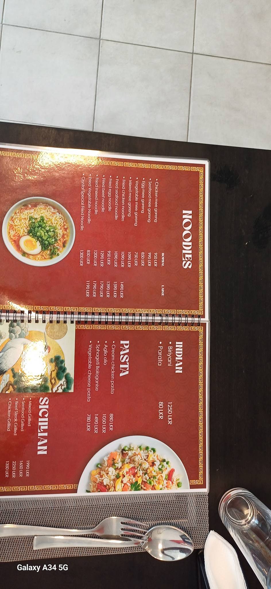 Crystal Wok меню