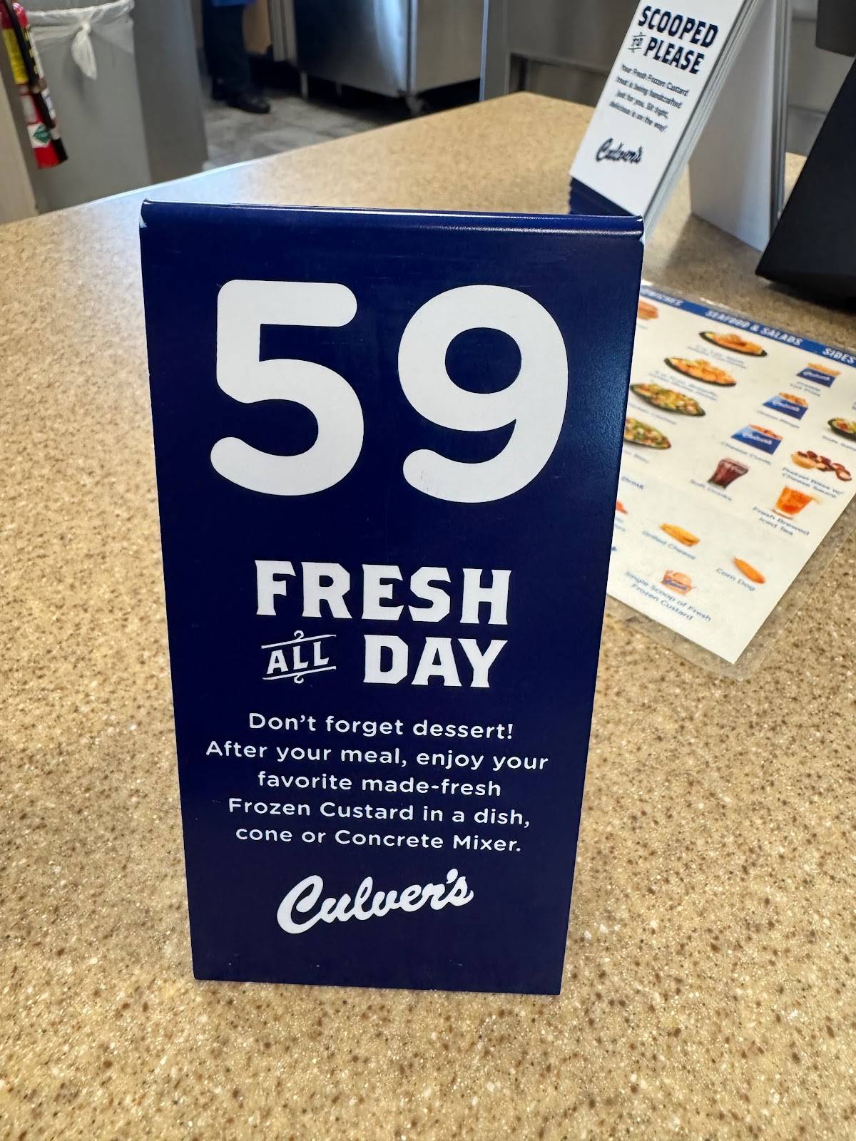 Culver’s меню