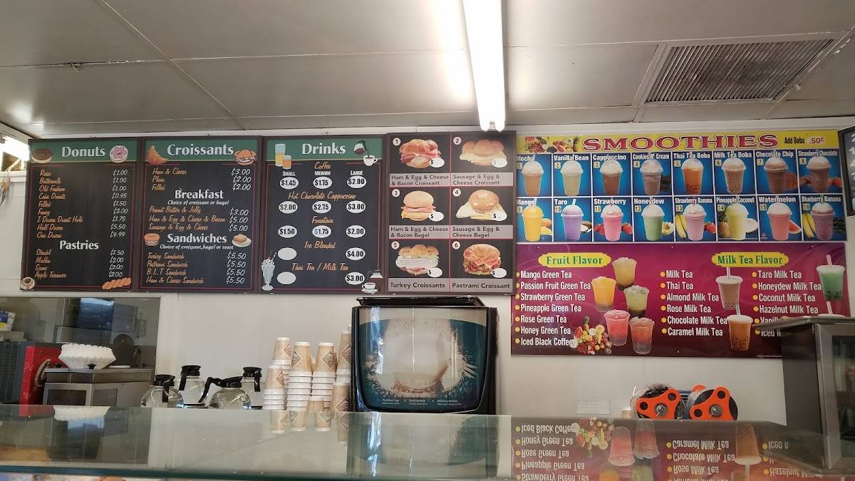 Pronto Donuts меню