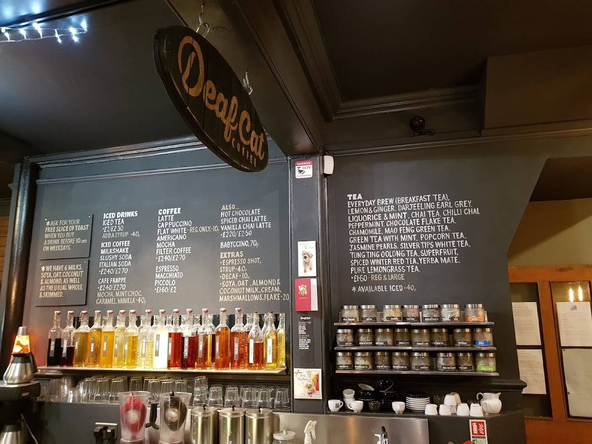 Deaf Cat Coffee меню