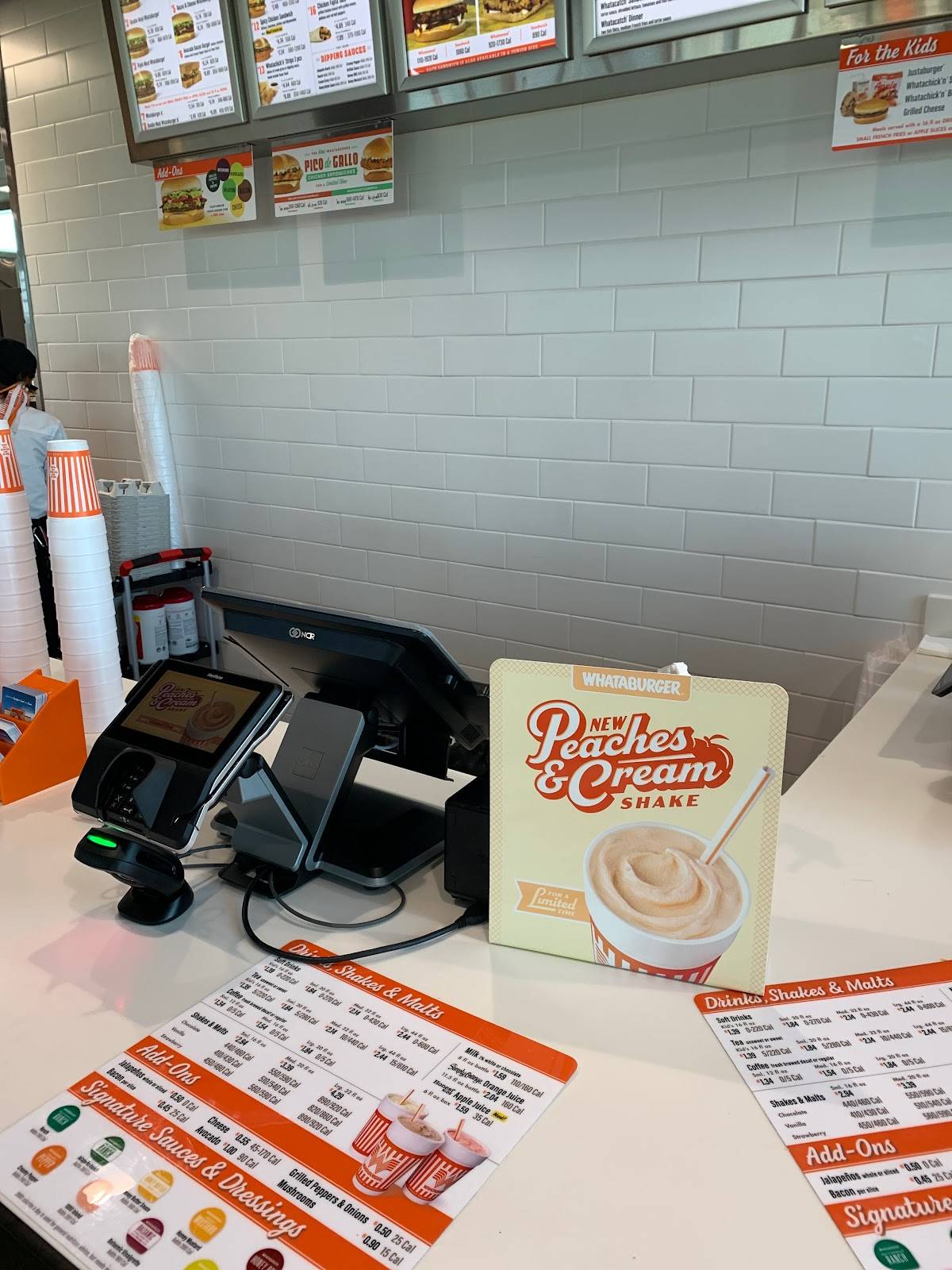 Whataburger меню