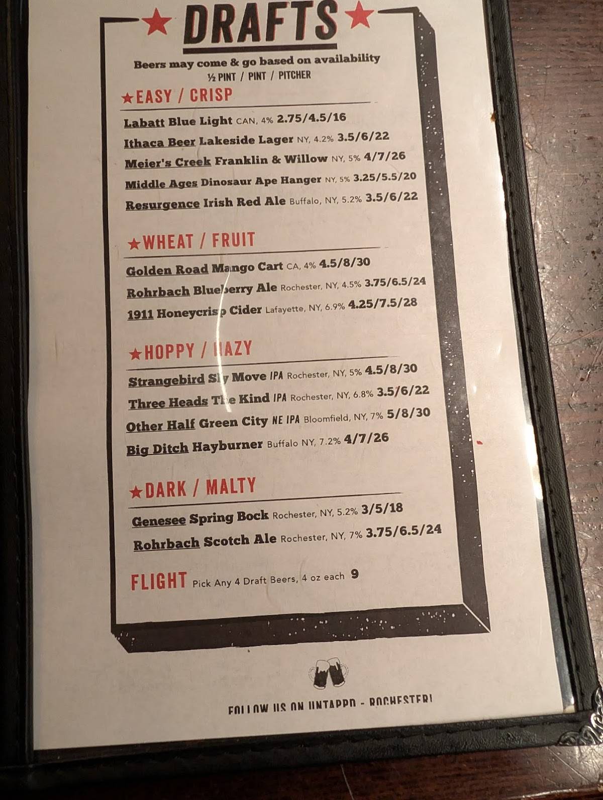 Dinosaur Bar-B-Que меню