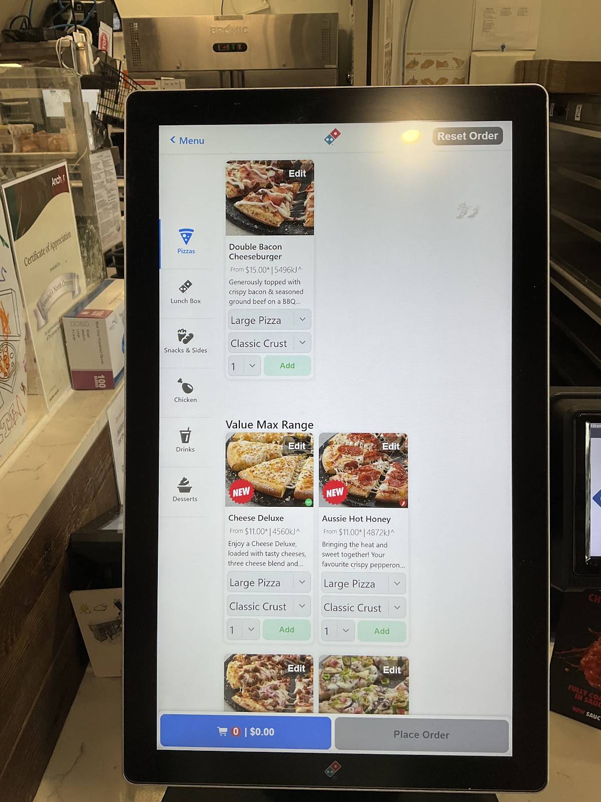 Domino's Pizza Croydon меню