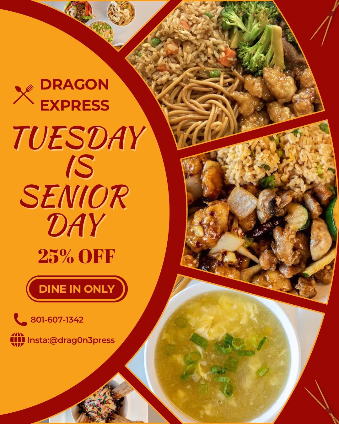 Dragon Express Chinese меню
