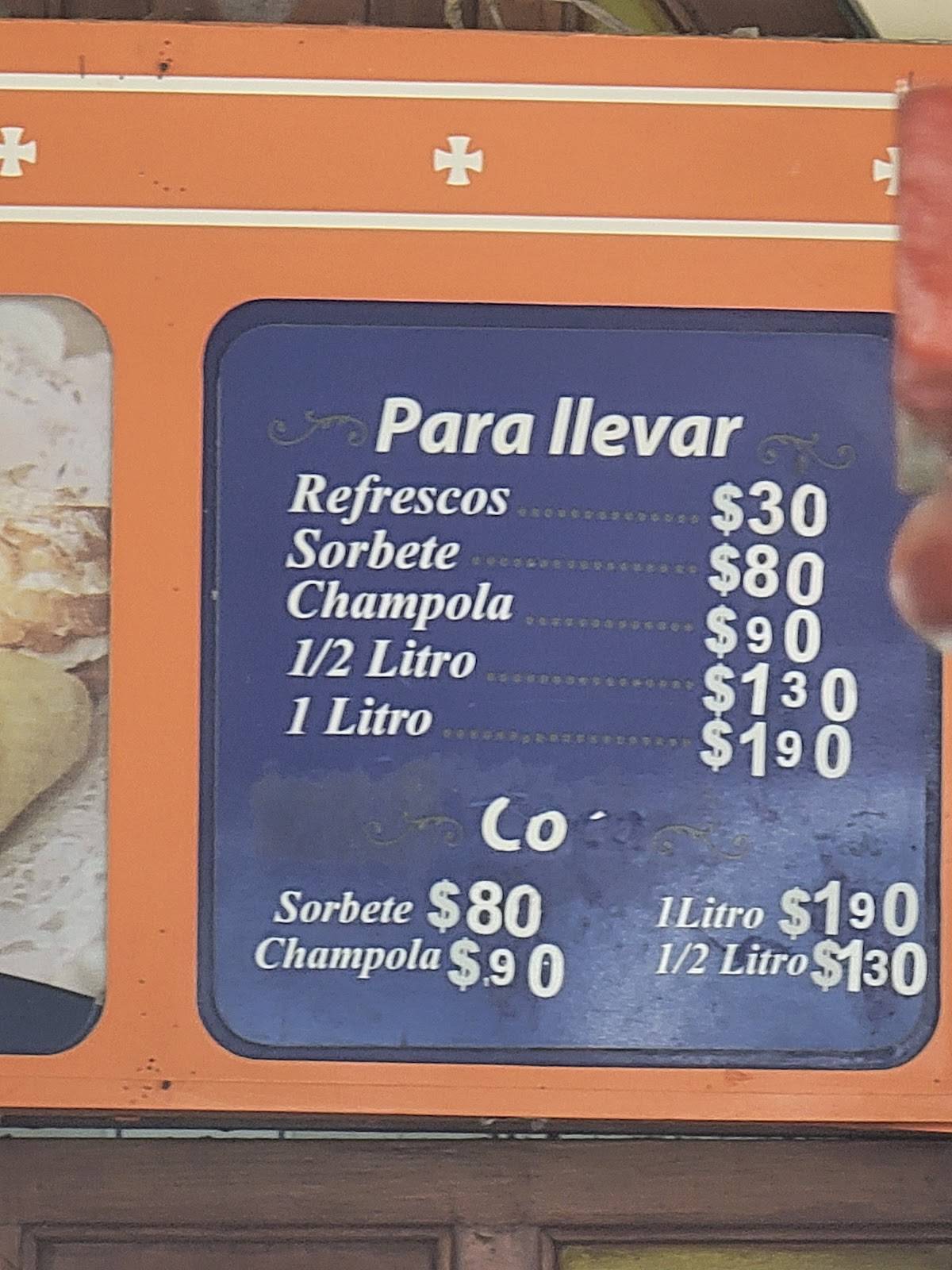 Dulcería y Sorbetería Colón меню