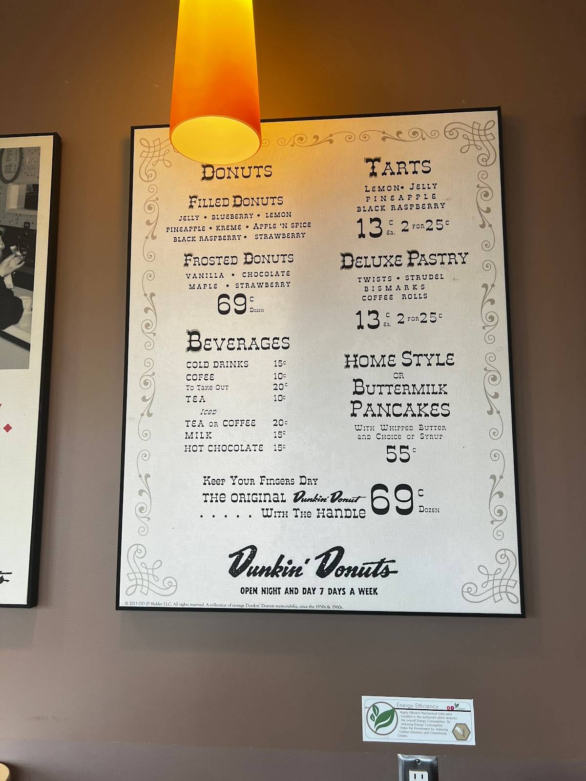 Dunkin' меню