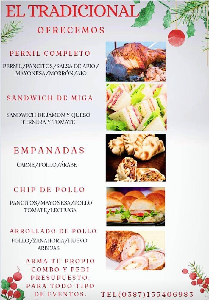 EL TRADICIONAL RESTO BAR меню