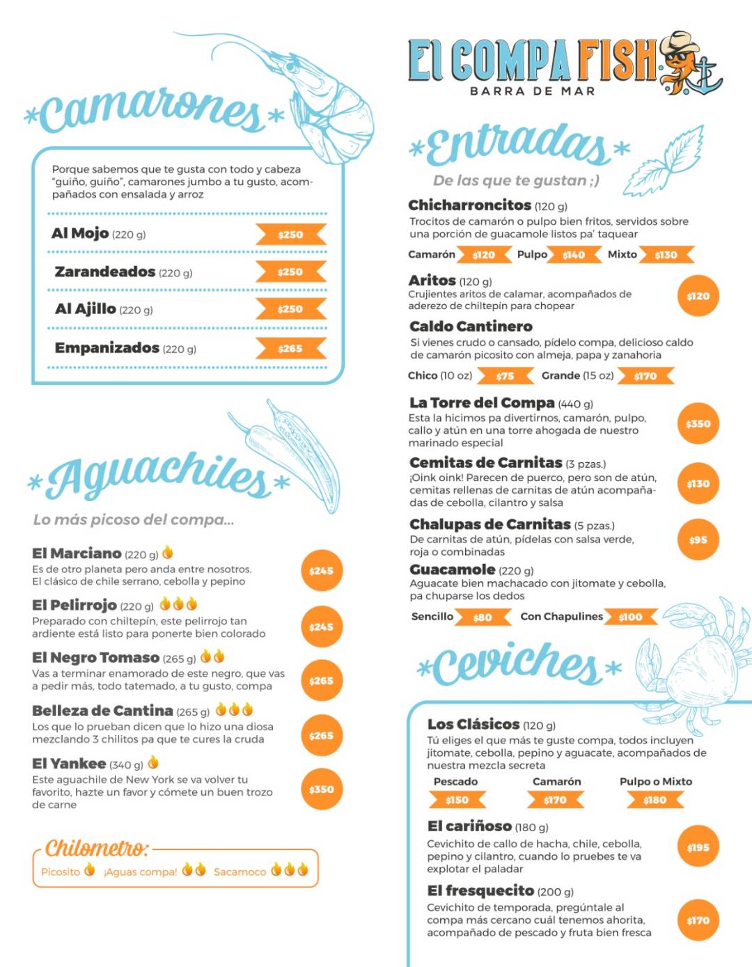 El Compa Fish меню