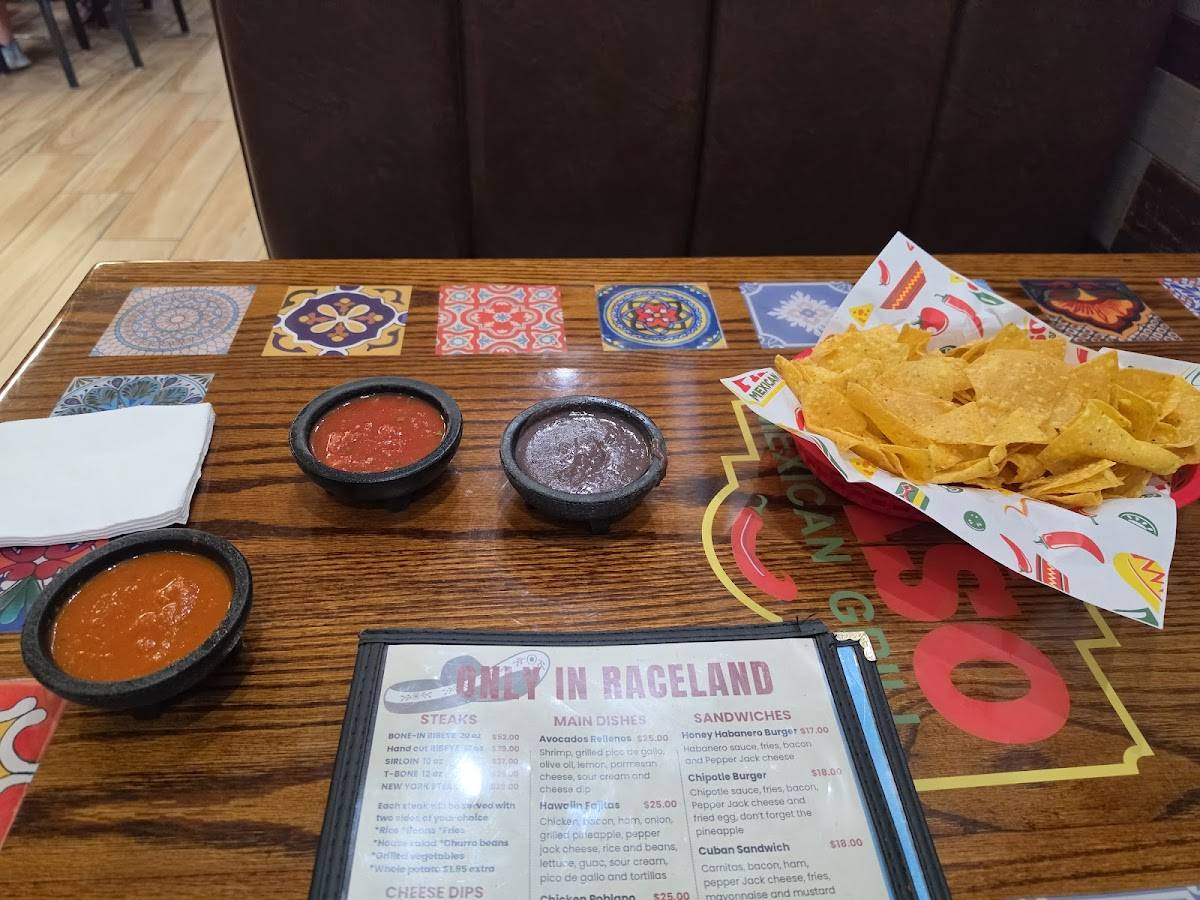 El Paso Mexican меню