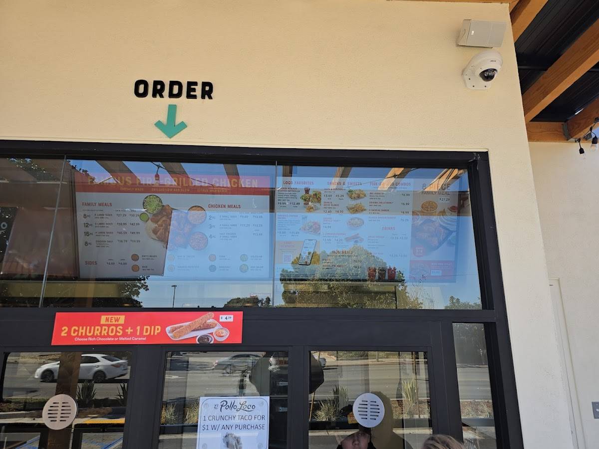 El Pollo Loco меню