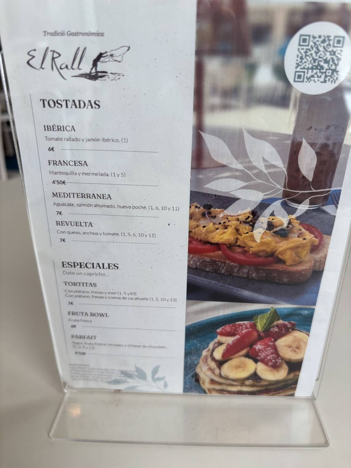 El Rall меню